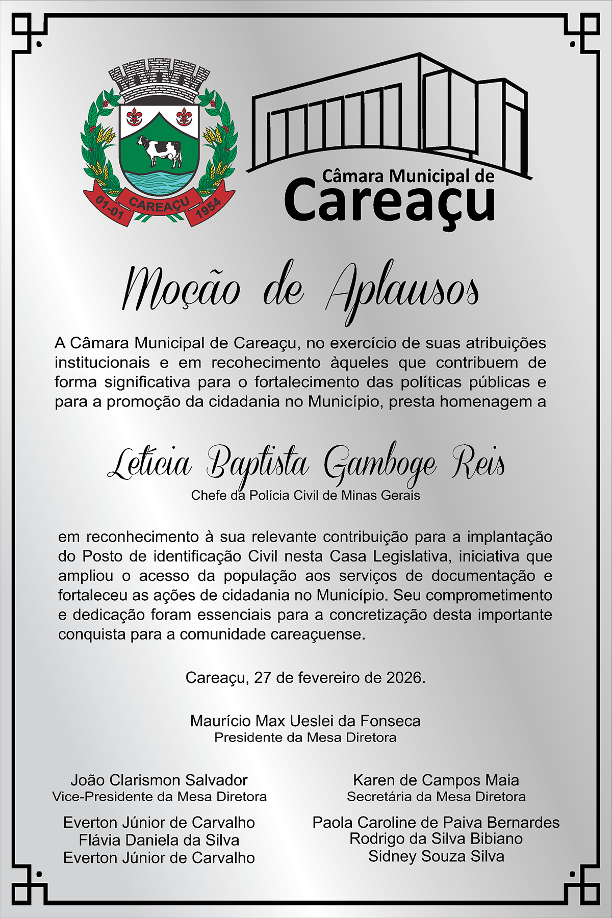 Letícia Baptista Gamboge Reis