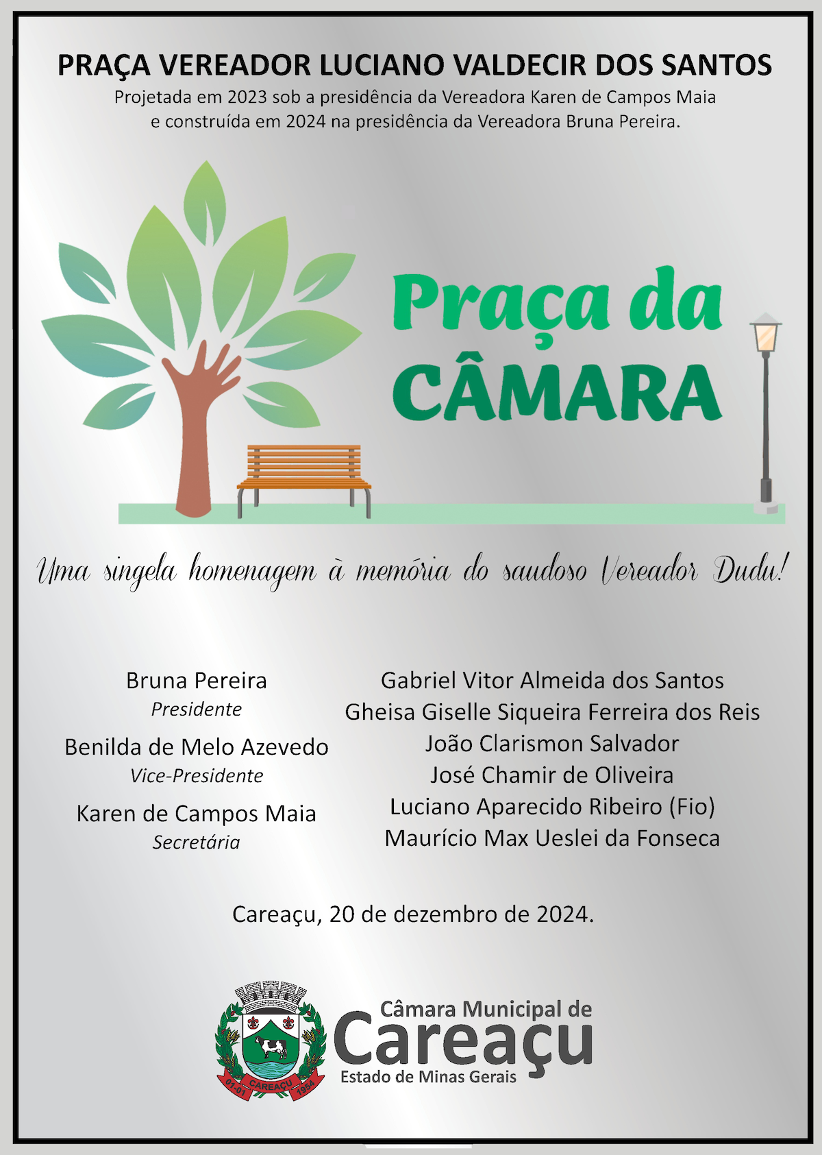 Inauguração da Praça da Câmara