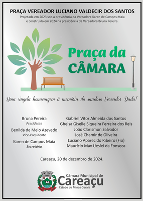 Inauguração da Praça da Câmara
